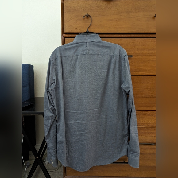Banana Republic, Casual Shirt, Small, Gray - Picture 2 of 2